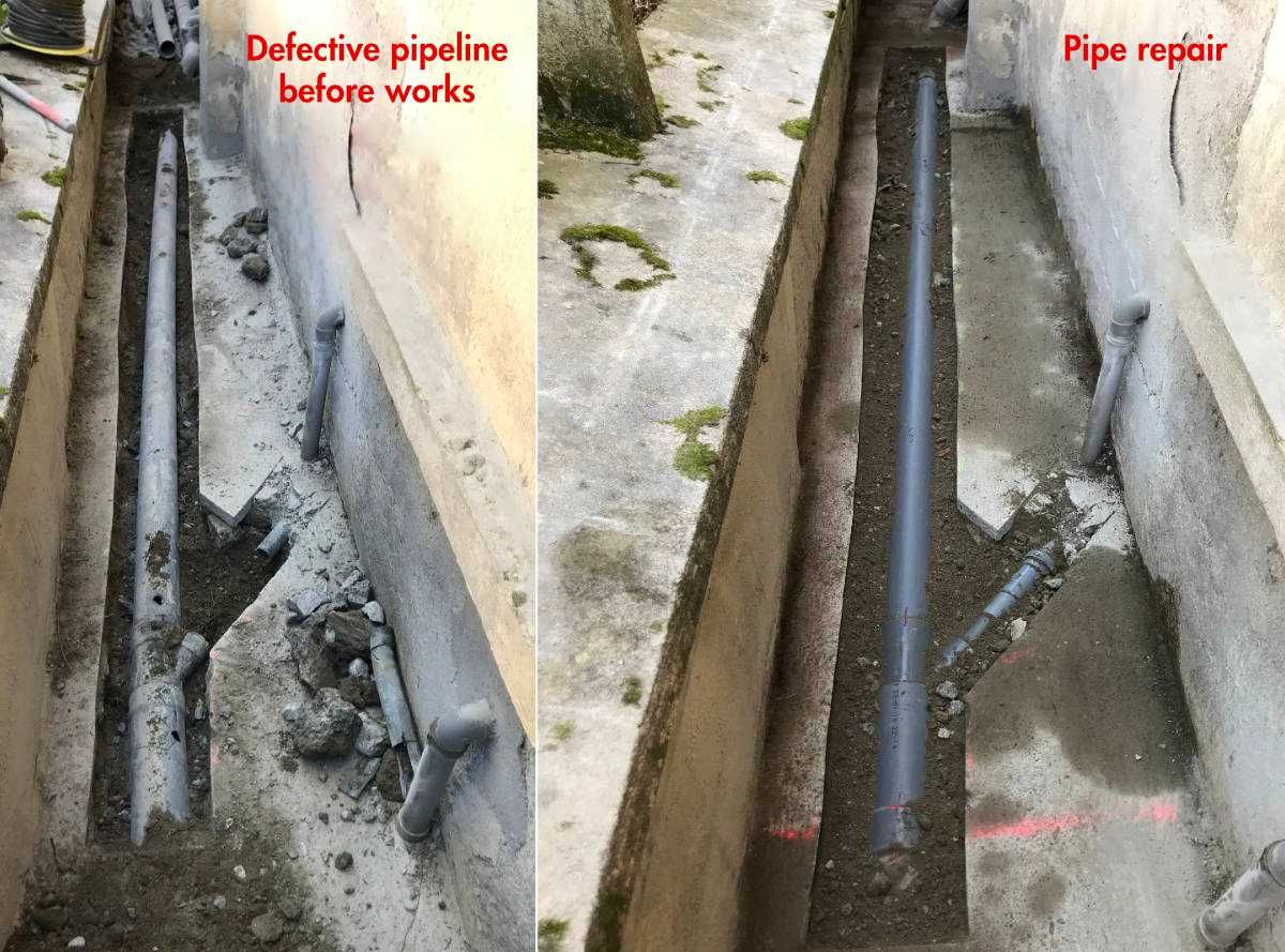 Dordogne sanitation repair